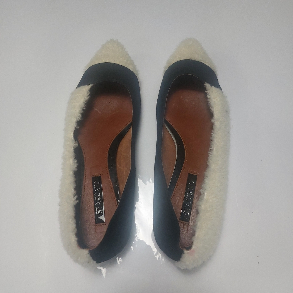STACCATO Women's Faux Fur Flats Size 9 - Picture 3 of 15